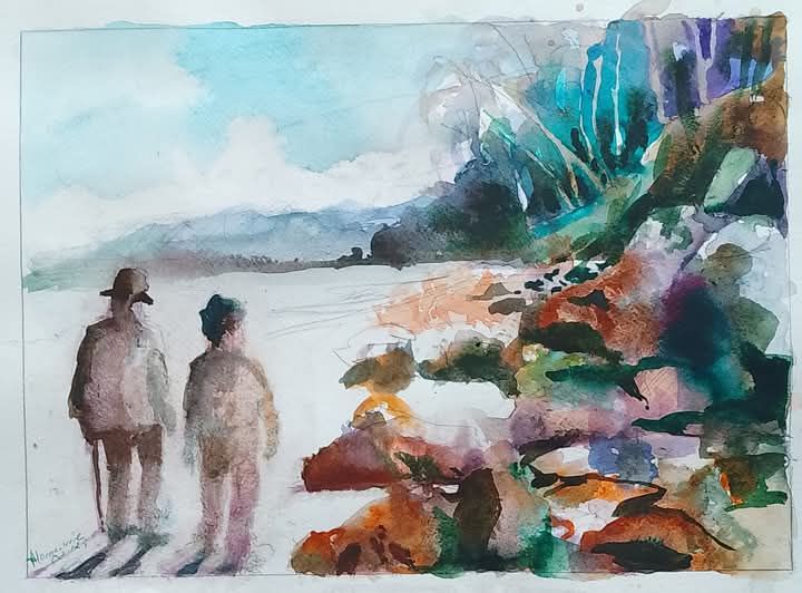 Strandwandeling, juli 25