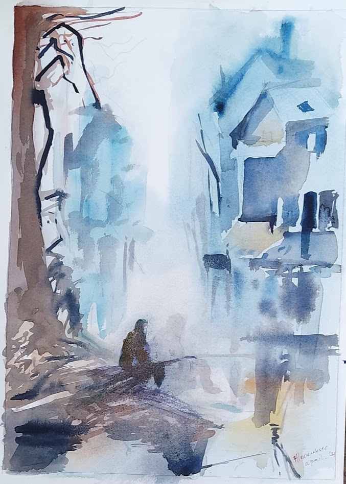 De eenzame visser, april '24